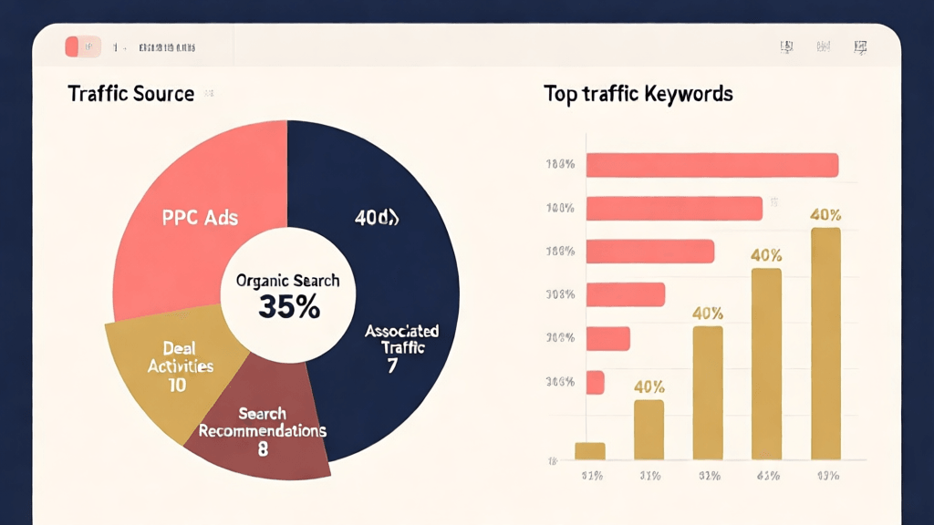 Amazon Traffic Source Pie Chart