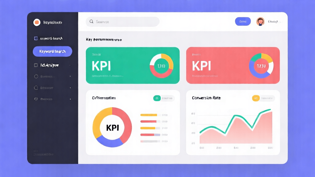 Dashboard Kpi Metrics Traffic Conversion